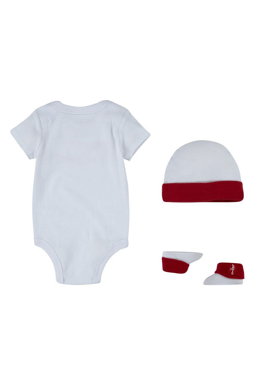 Levi's Compleu bebe culoarea alb - Pled.ro