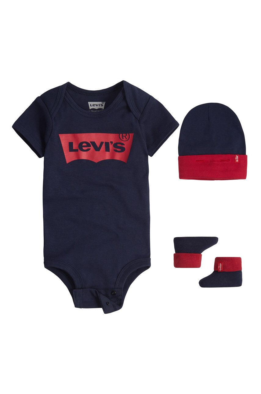 Levi's Compleu bebe culoarea albastru marin - Pled.ro