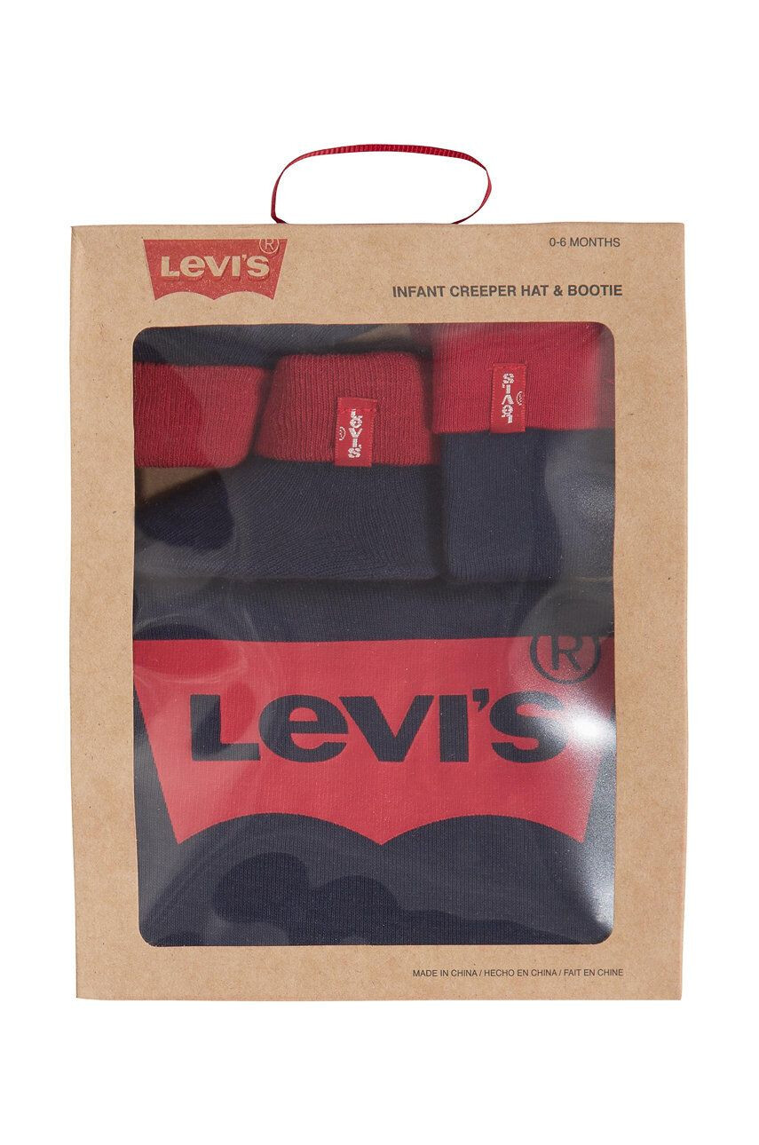 Levi's Compleu bebe culoarea albastru marin - Pled.ro