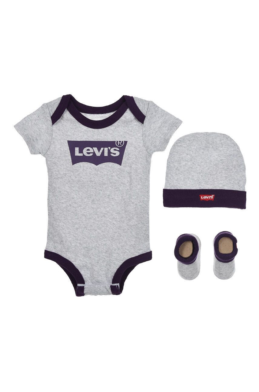 Levi's Compleu bebe culoarea gri - Pled.ro