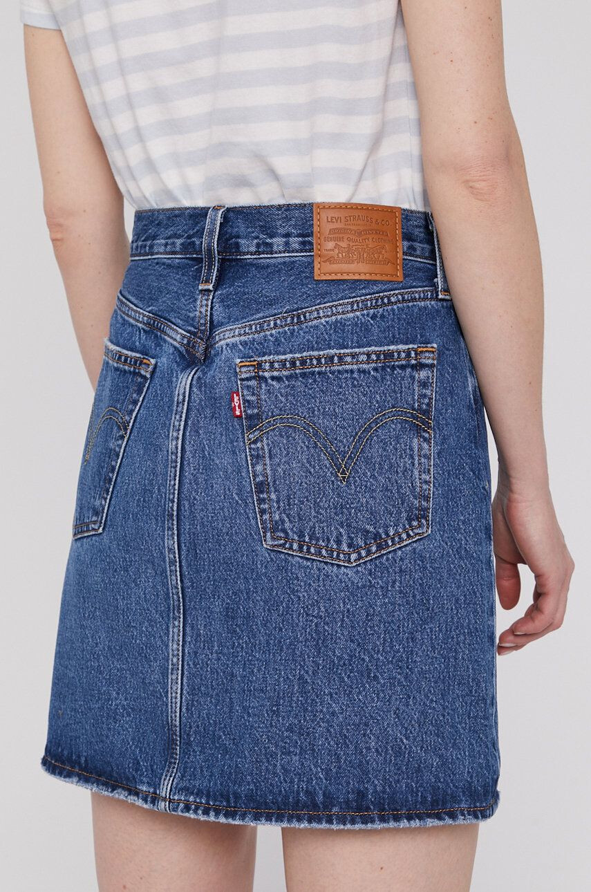 Levi's Fustă jeans mini model drept - Pled.ro