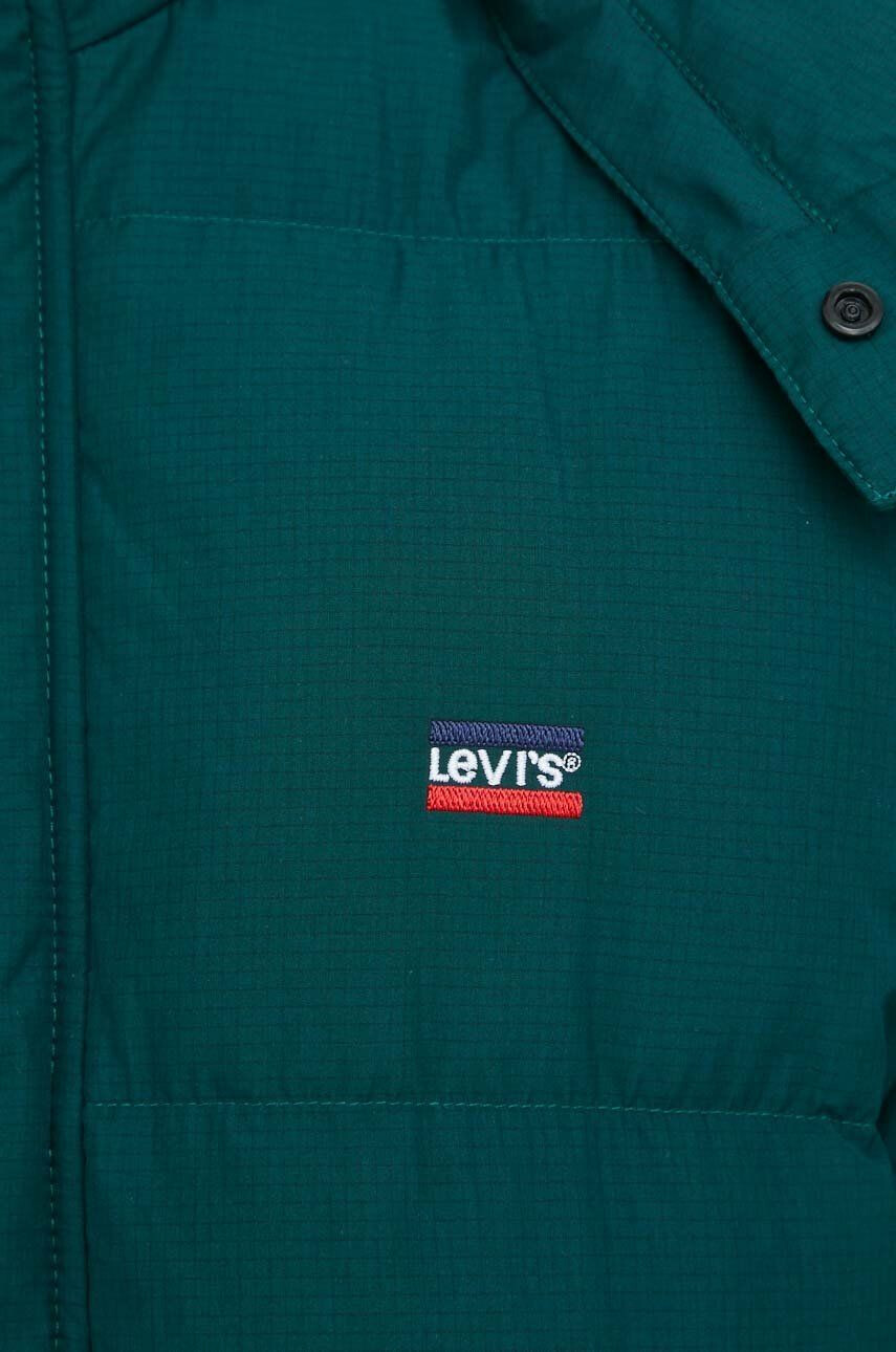 Levi's geaca de puf barbati culoarea verde de iarna - Pled.ro