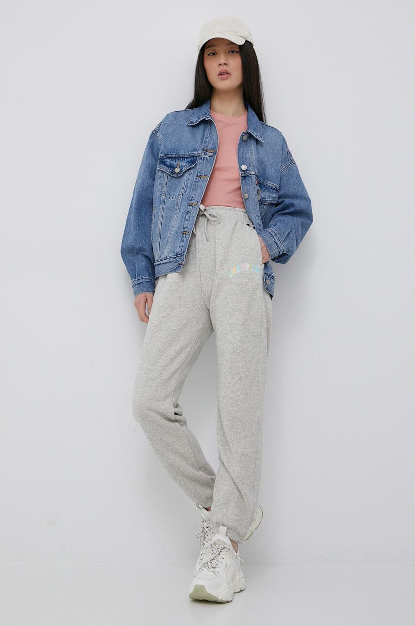 Levi's geacă jeans femei de tranzitie oversize A1743.0004-MedIndigoW - Pled.ro