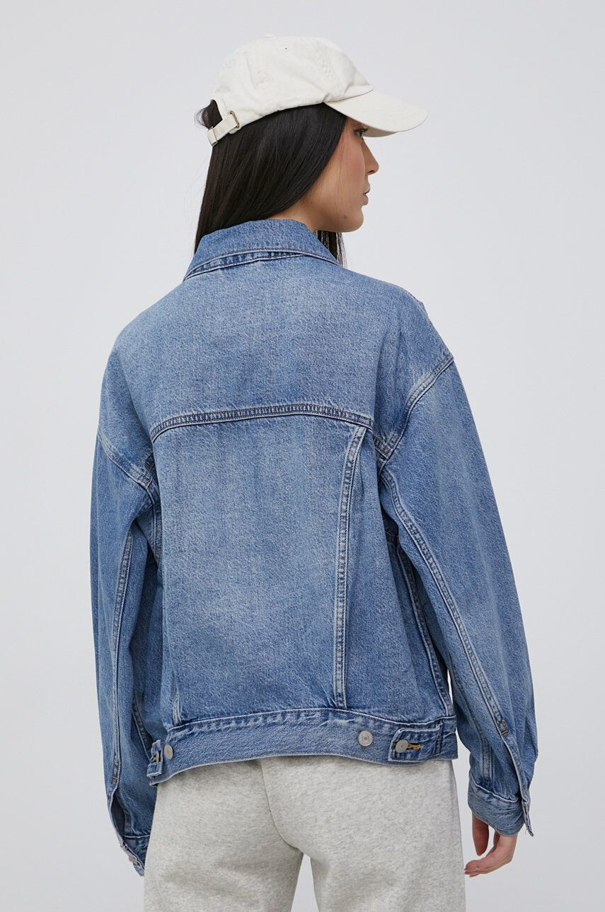 Levi's geacă jeans femei de tranzitie oversize A1743.0004-MedIndigoW - Pled.ro