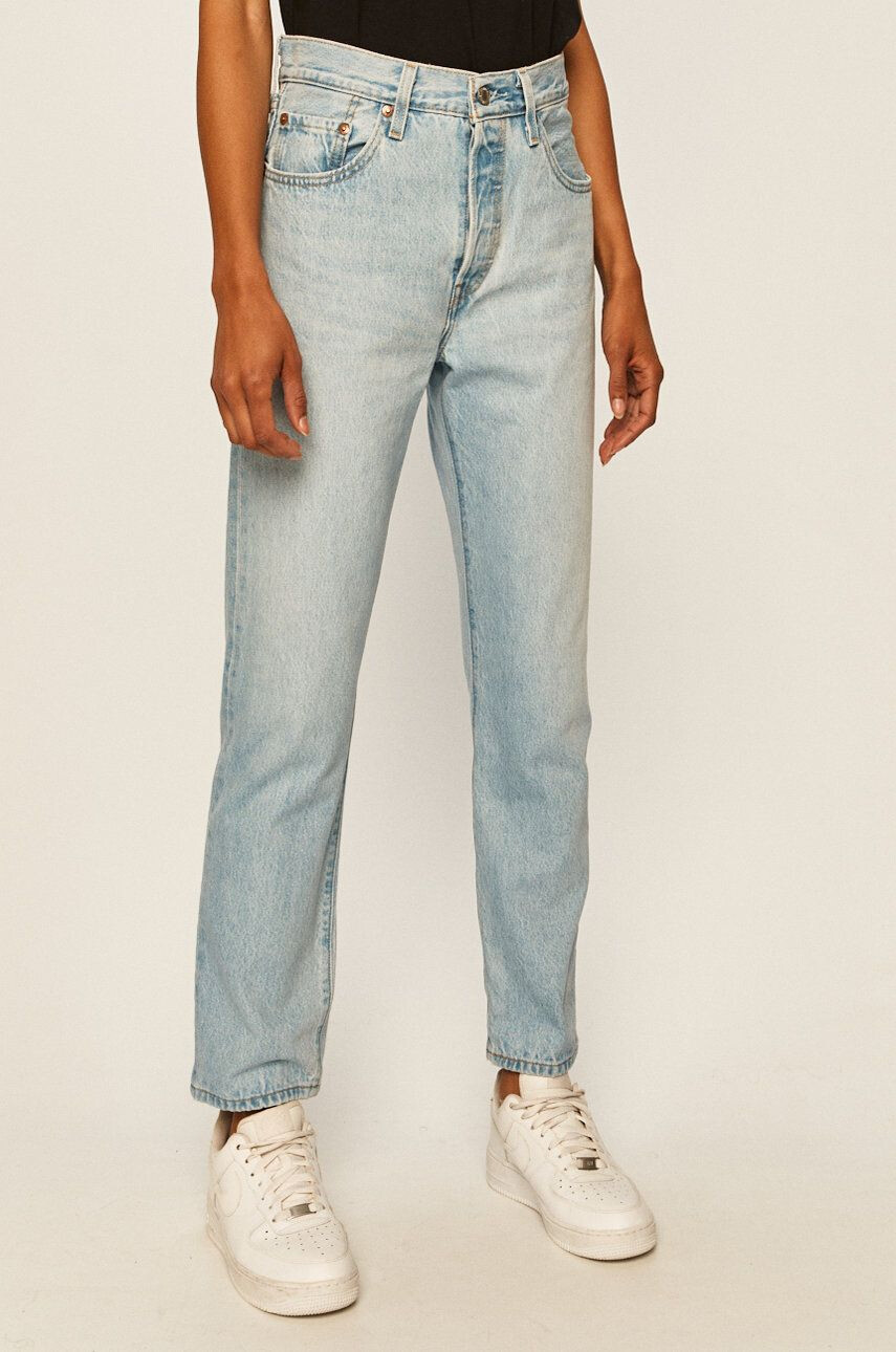 Levi's jeanși 501 Crop 36200.0124-MedIndigo - Pled.ro