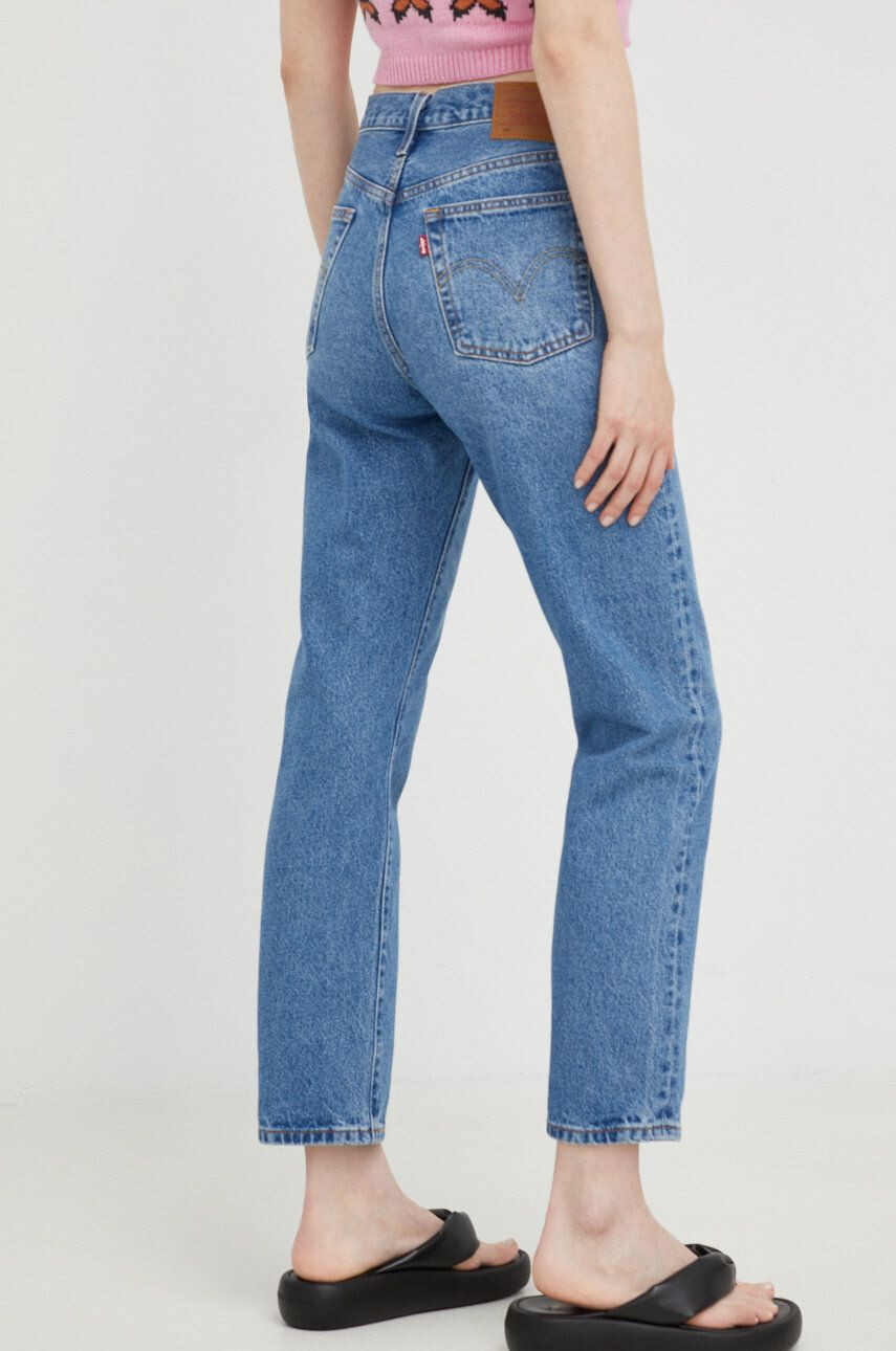 Levi's jeansi 501 Crop femei high waist - Pled.ro