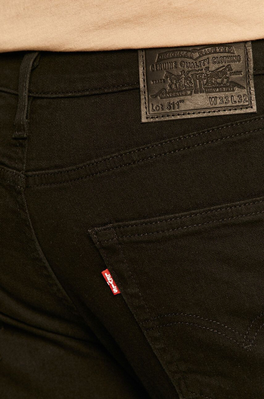 Levi's jeanși 511 Slim Fit Nightshine Black 04511.1507-Black - Pled.ro