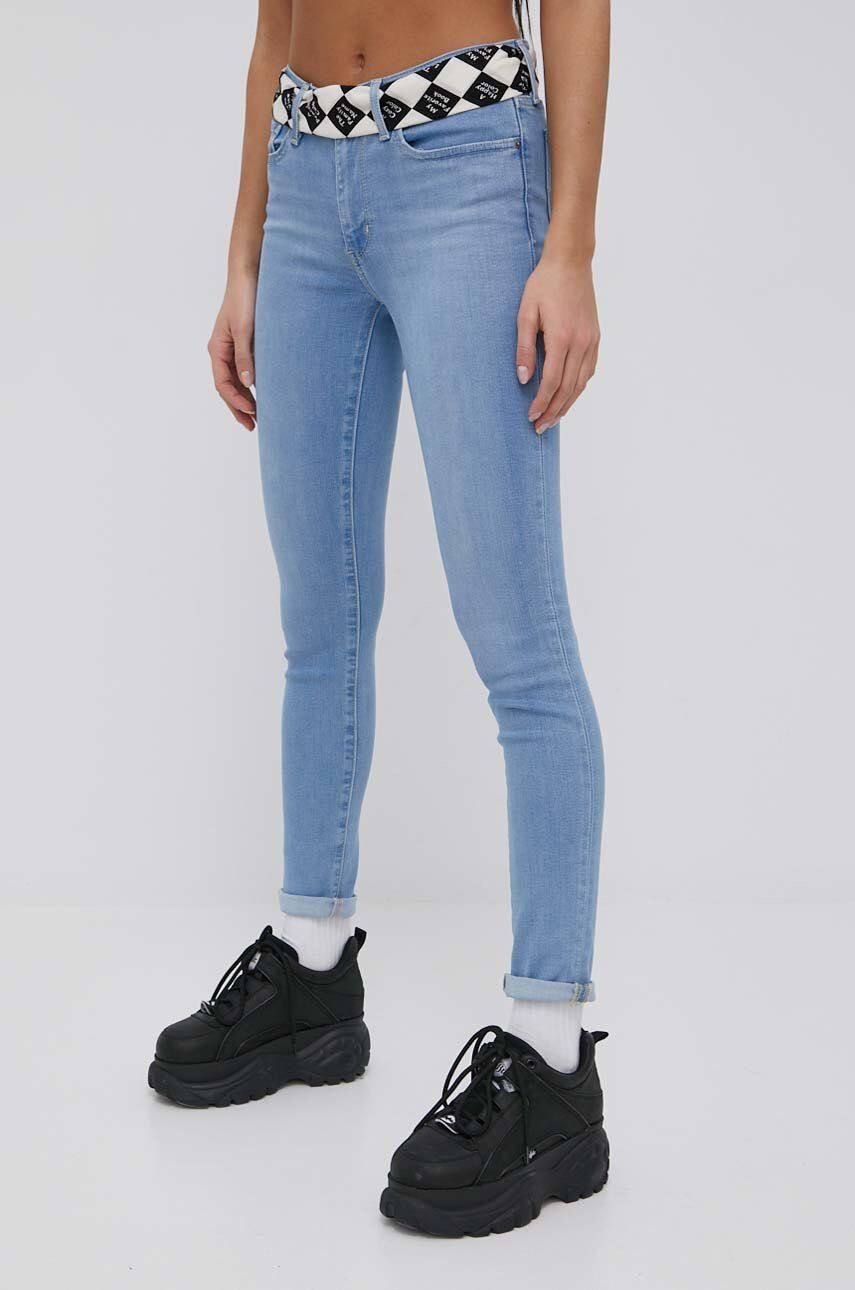 Levi's jeansi 711 femei medium waist - Pled.ro