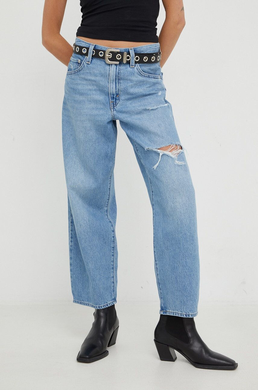 Levi's jeansi Baggy Dad femei medium waist - Pled.ro