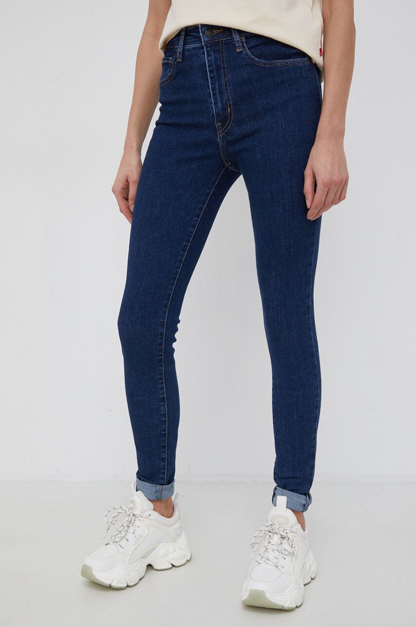 Levi's Jeans Mile High Super Skinny femei high waist 22791.0211-DarkIndig - Pled.ro