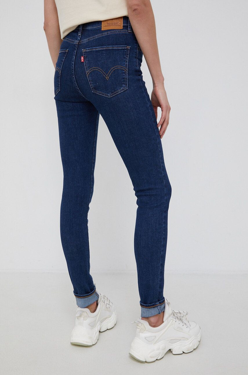 Levi's Jeans Mile High Super Skinny femei high waist 22791.0211-DarkIndig - Pled.ro