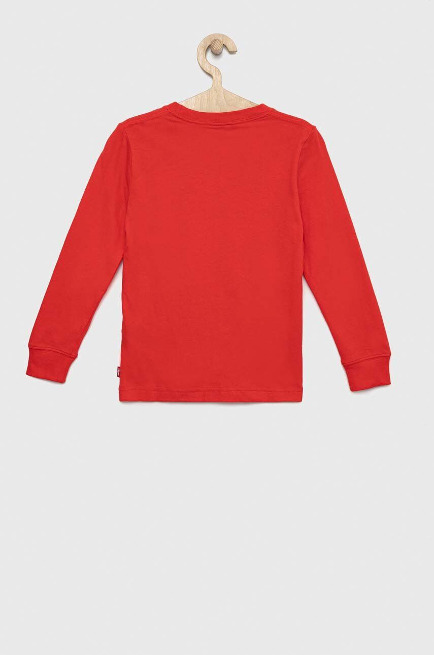 Levi's longsleeve din bumbac pentru copii - Pled.ro