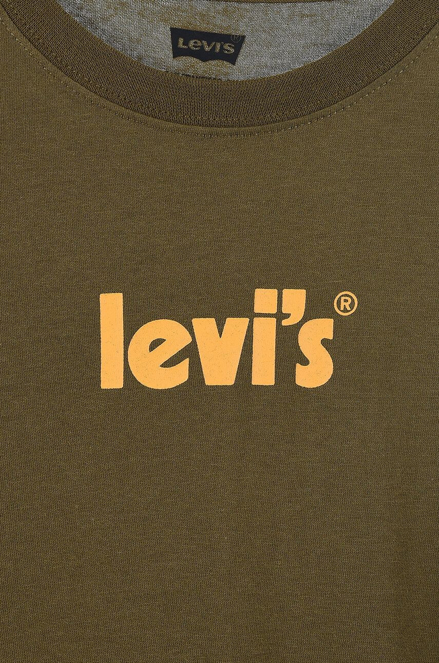 Levi's longsleeve din bumbac pentru copii - Pled.ro