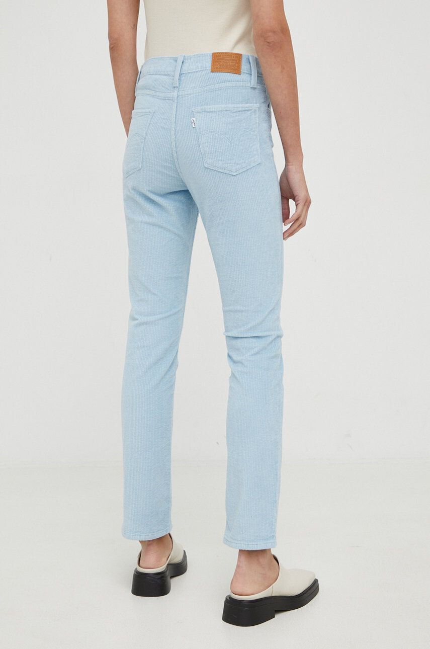 Levi's pantaloni 724 High Rise Straight femei mulata high waist - Pled.ro