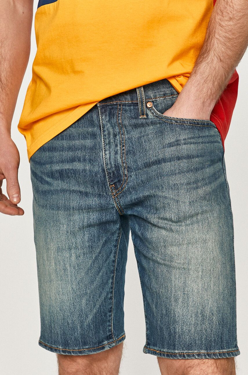 Levi's pantaloni scurti jeans femei neted high waist - Pled.ro