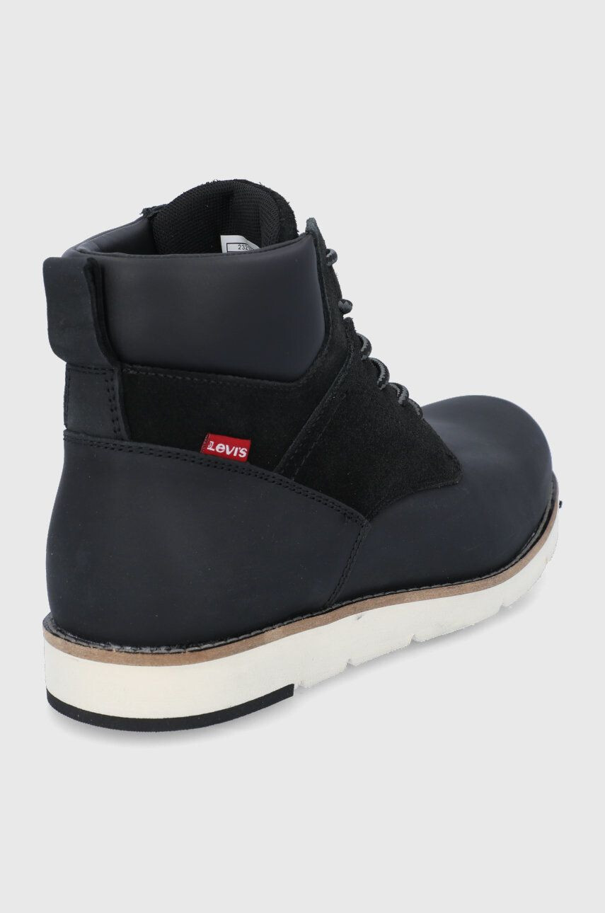 Levi's Pantofi înalți bărbați culoarea negru - Pled.ro