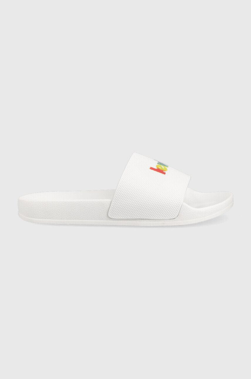 Levi's papuci June Pride S femei culoarea alb - Pled.ro