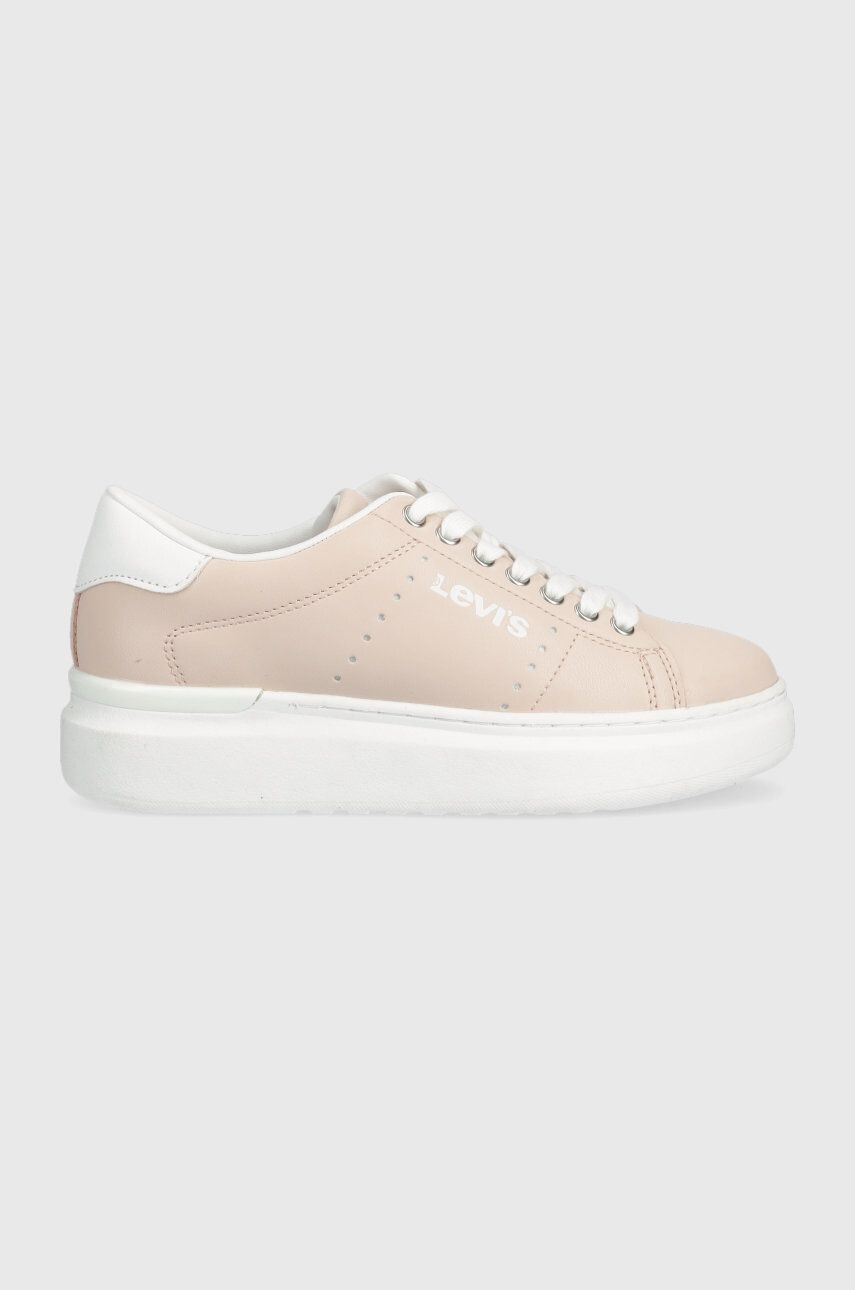 Levi's sneakers pentru copii culoarea roz - Pled.ro