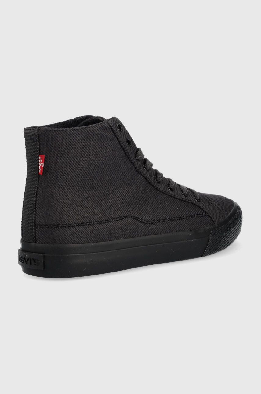 Levi's tenisi Decon Mid barbati culoarea negru - Pled.ro