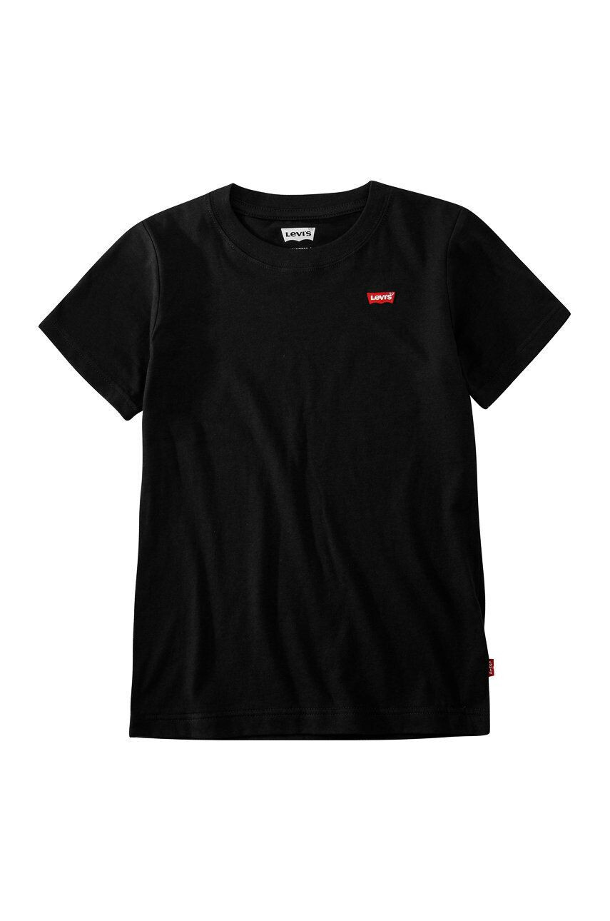 Levi's Tricou copii culoarea negru material neted - Pled.ro