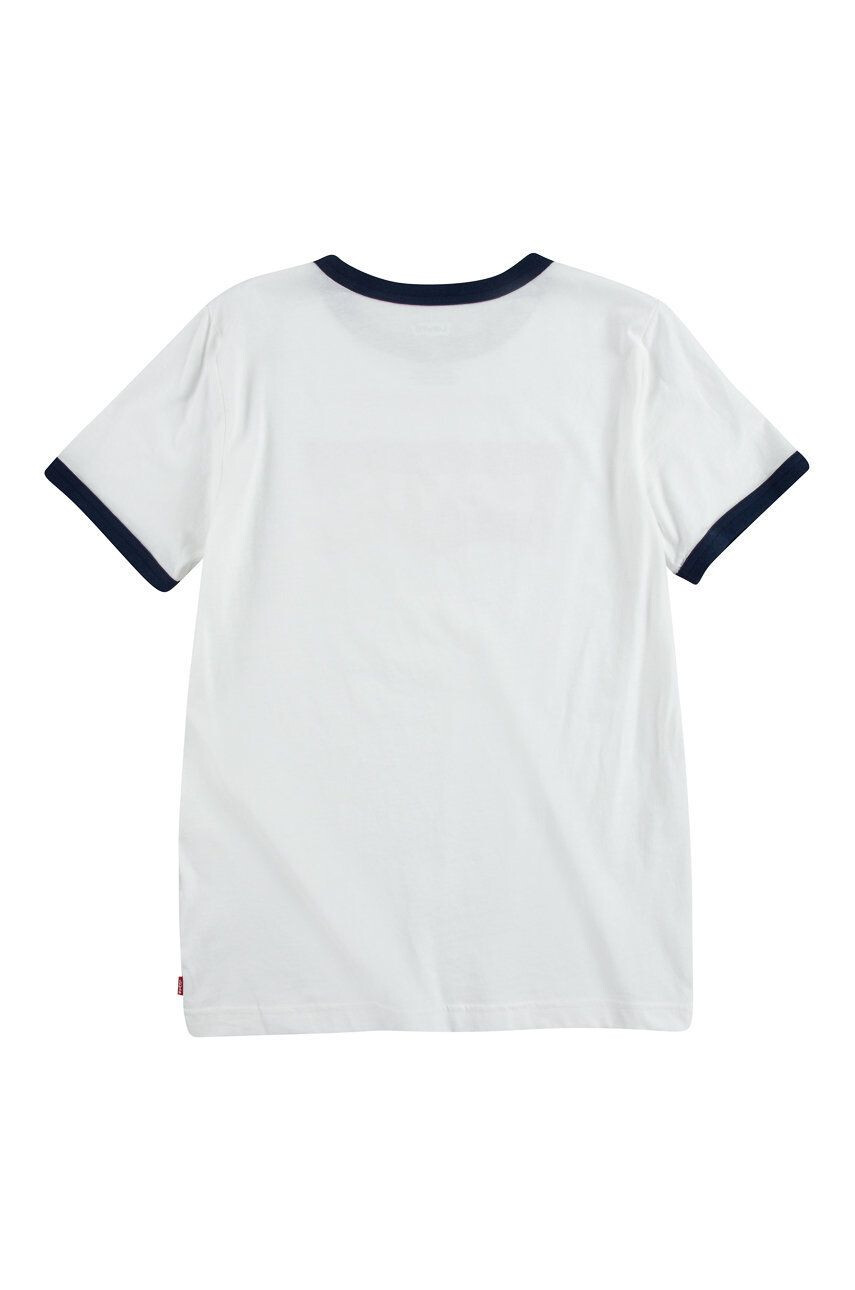 Levi's Tricou copii culoarea alb cu imprimeu - Pled.ro