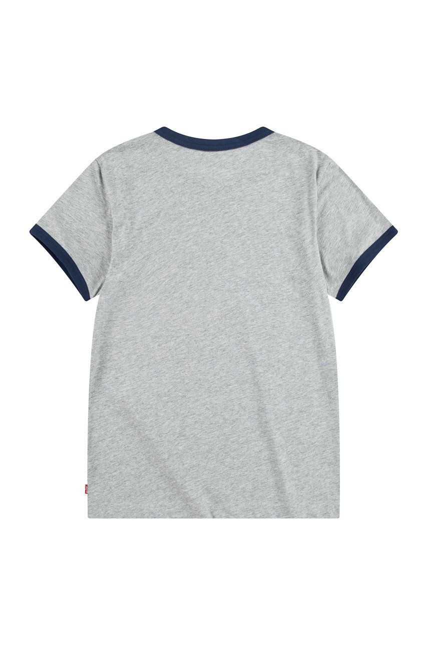 Levi's Tricou copii culoarea gri cu imprimeu - Pled.ro