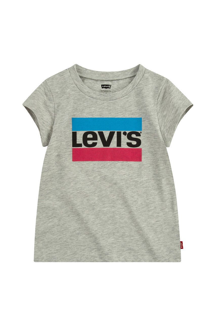 Levi's Tricou copii culoarea gri - Pled.ro