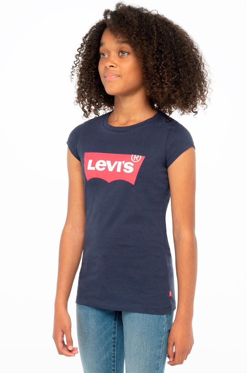 Levi's Tricou copii culoarea albastru marin - Pled.ro