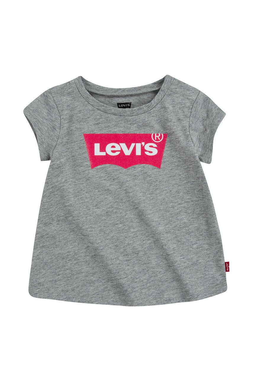 Levi's Tricou copii culoarea gri - Pled.ro