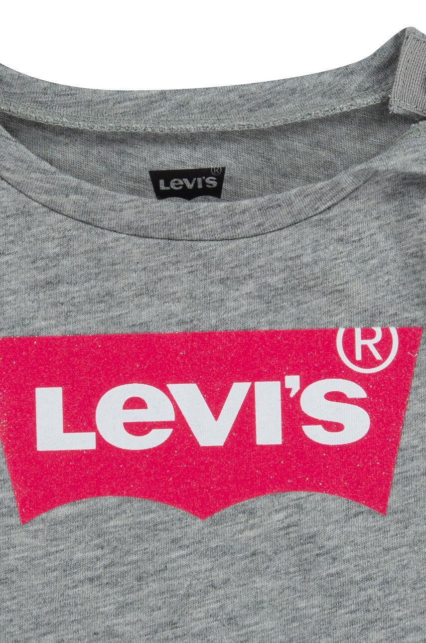 Levi's Tricou copii culoarea gri - Pled.ro