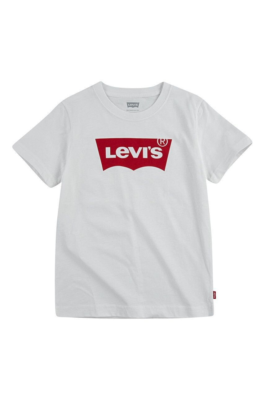 Levi's Tricou copii culoarea alb cu imprimeu - Pled.ro