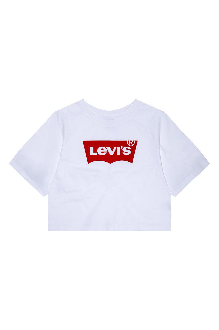 Levi's Tricou copii culoarea alb - Pled.ro