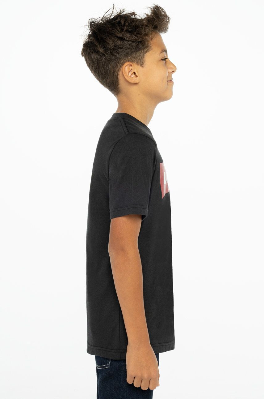 Levi's Tricou copii culoarea negru cu imprimeu - Pled.ro