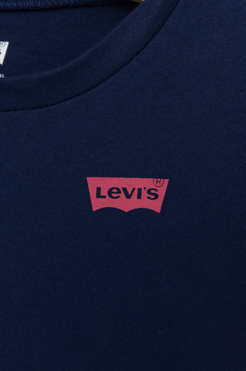 Levi's tricou de bumbac pentru copii culoarea alb - Pled.ro