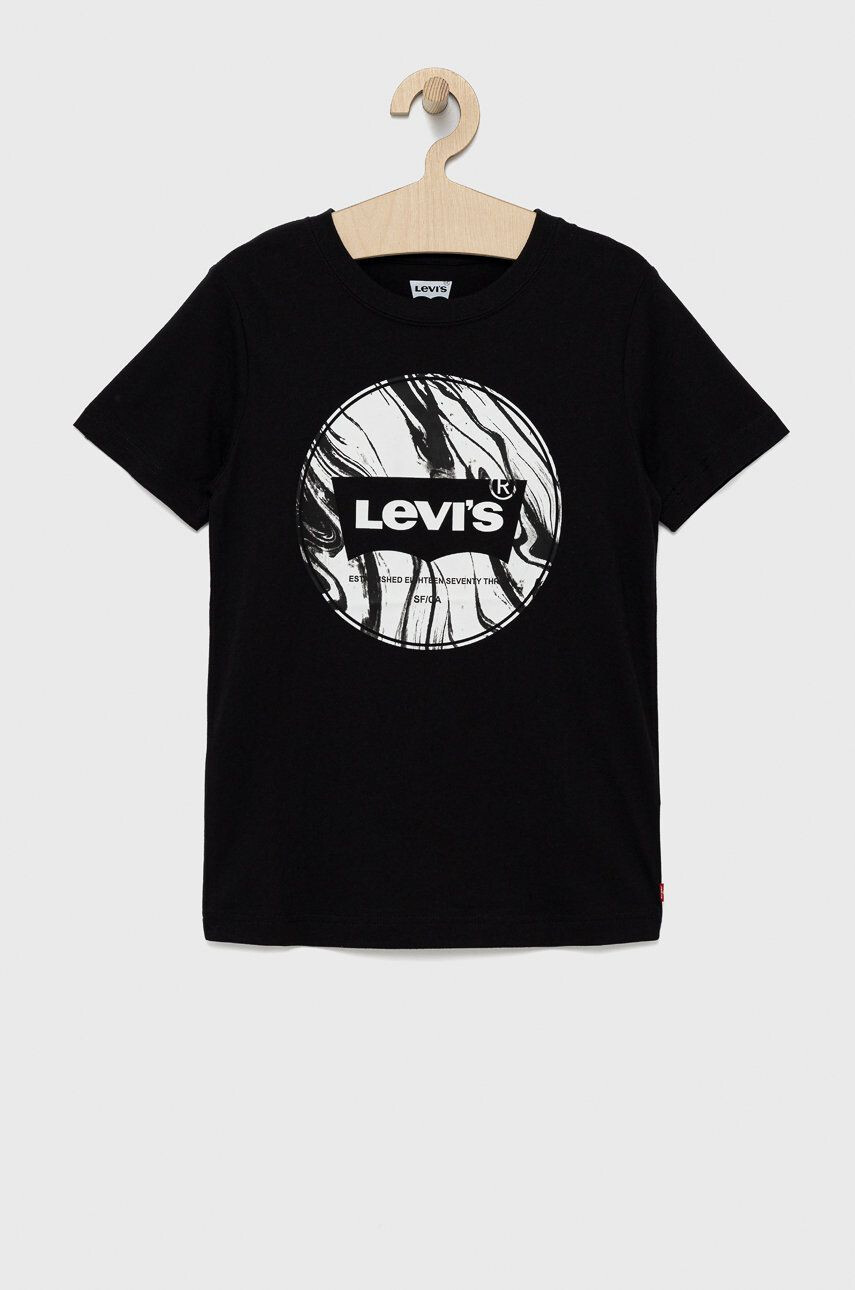 Levi's tricou de bumbac pentru copii culoarea roz - Pled.ro