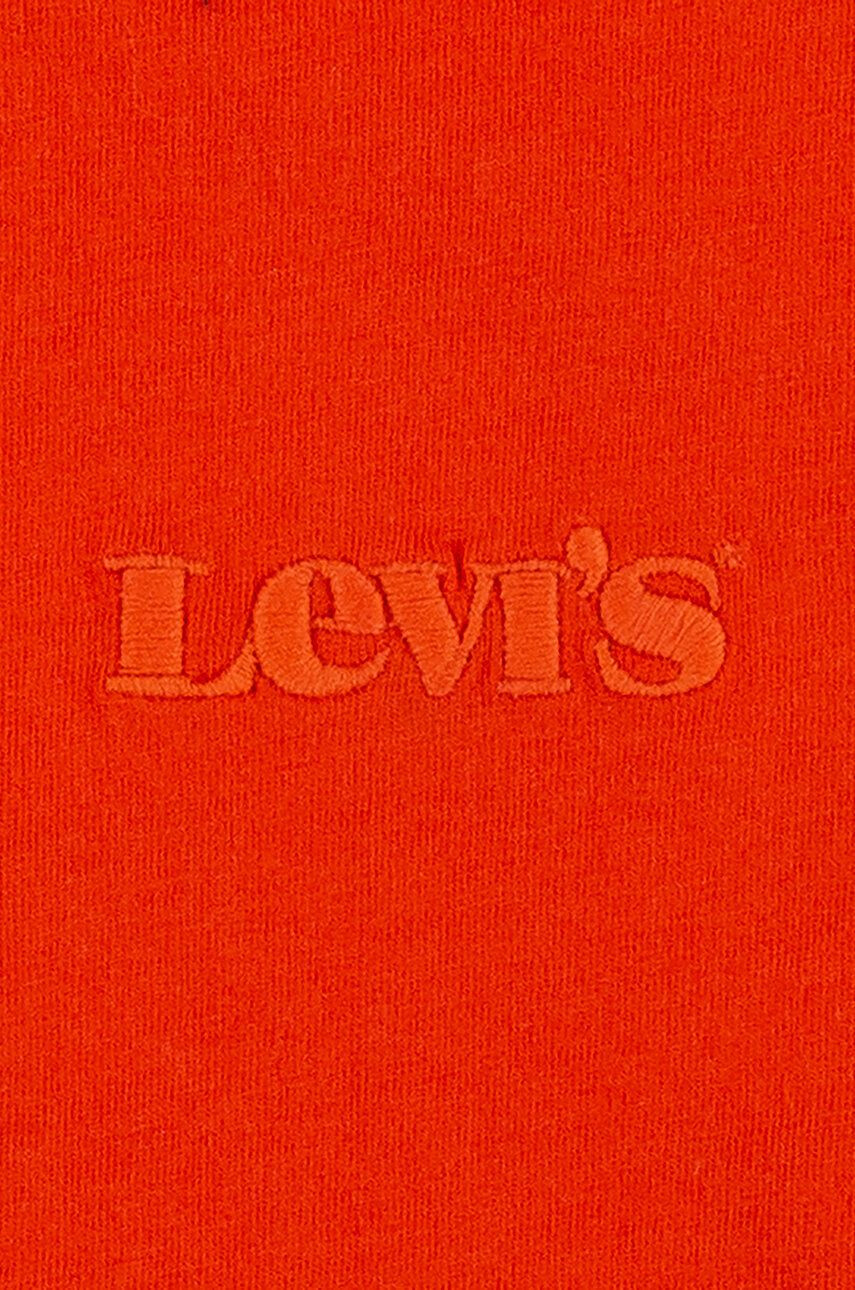 Levi's tricou de bumbac pentru copii culoarea rosu neted - Pled.ro