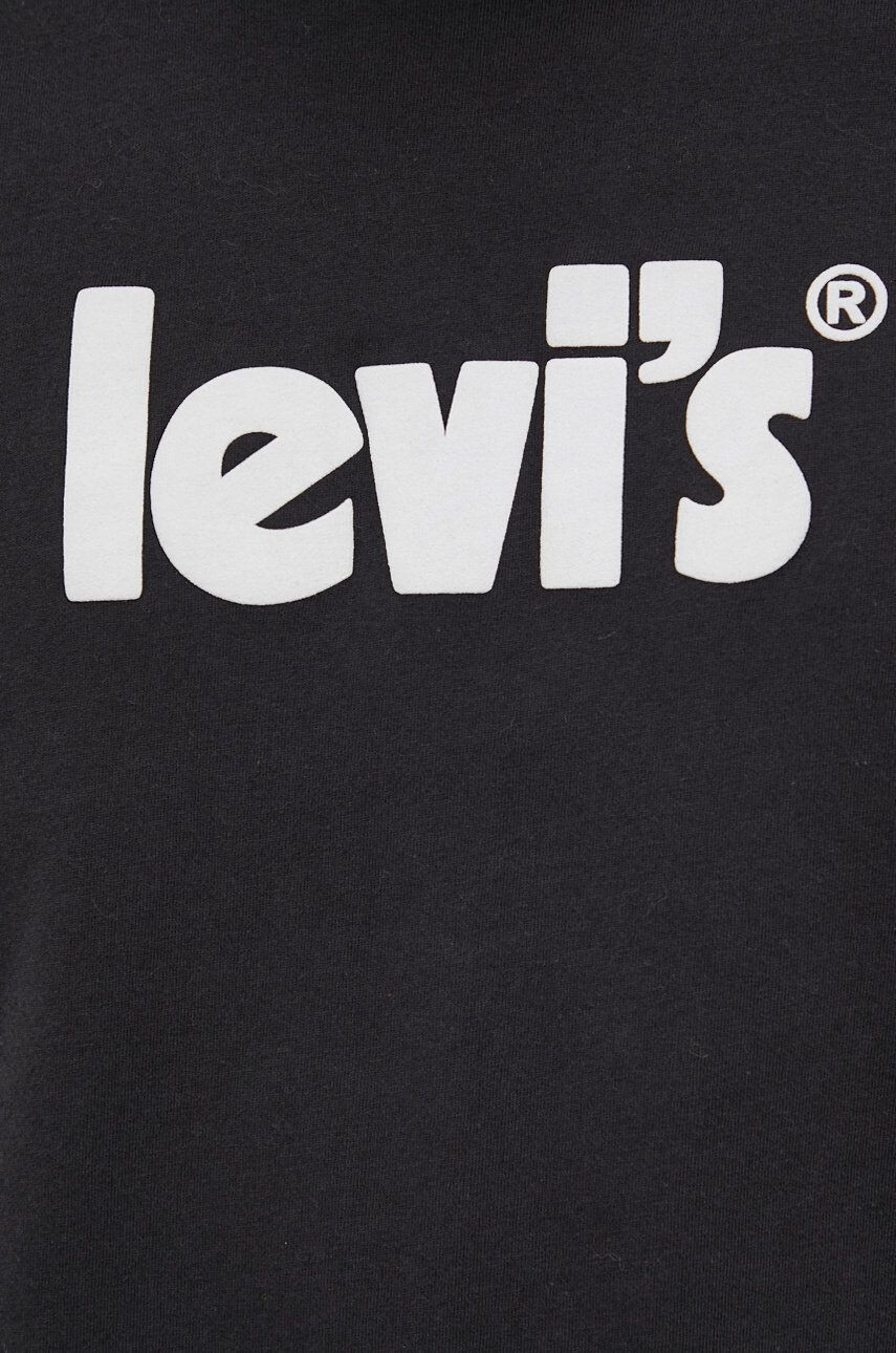 Levi's tricou din bumbac culoarea verde - Pled.ro