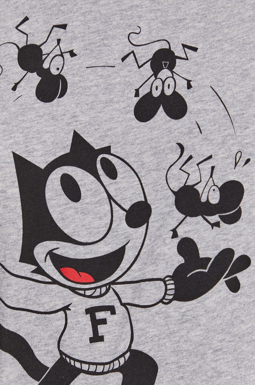 Levi's Tricou din bumbac x Felix The Cat culoarea gri - Pled.ro