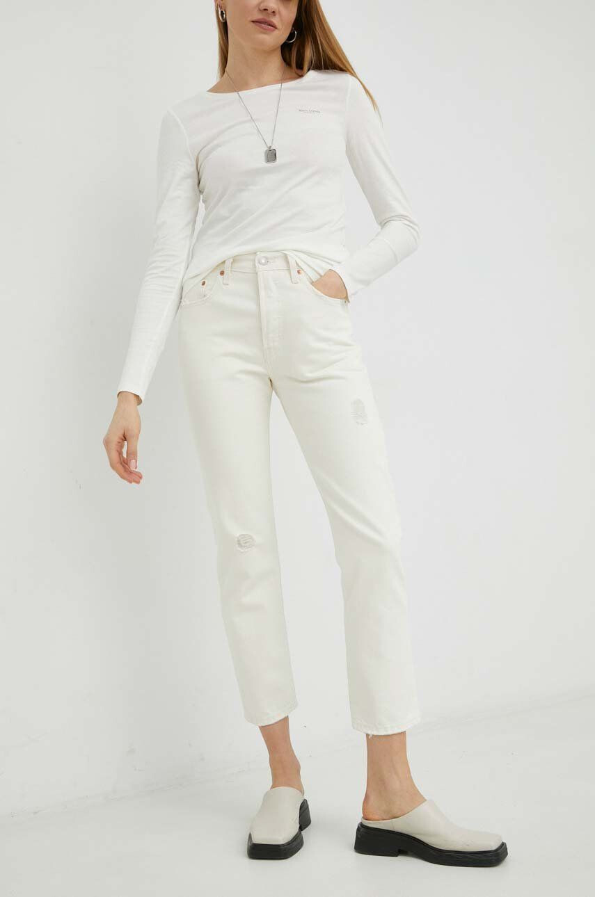 Levi's blugi din bumbac 501 femei high waist - Pled.ro