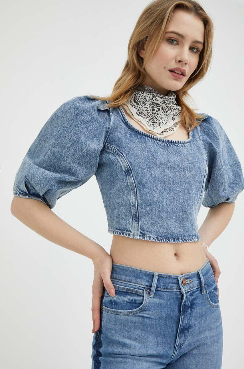 Levi's bluza subtire de blugi femei neted - Pled.ro