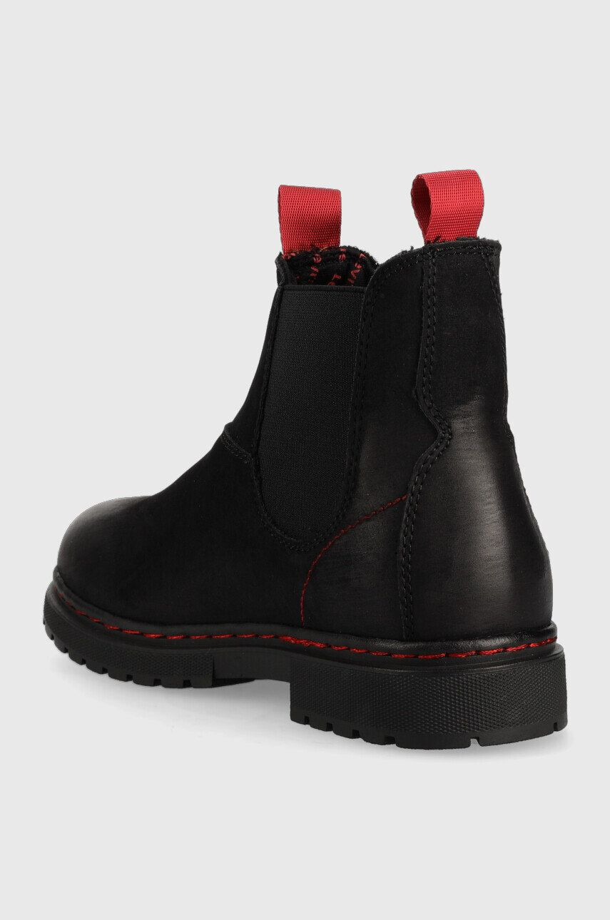 Levi's botine copii culoarea negru - Pled.ro