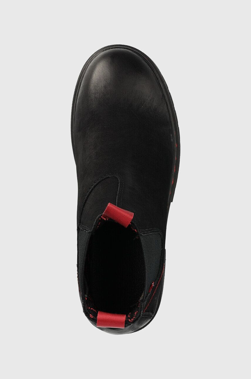 Levi's botine copii culoarea negru - Pled.ro