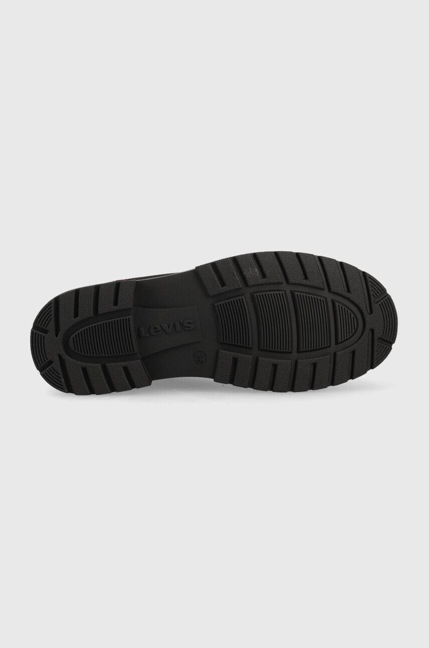 Levi's botine copii culoarea negru - Pled.ro