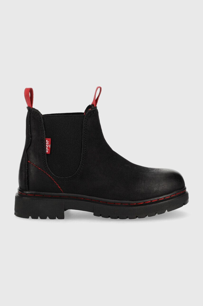 Levi's botine copii culoarea negru - Pled.ro