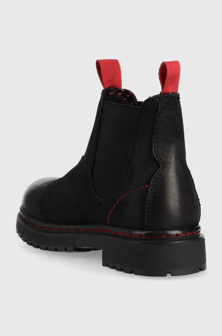 Levi's botine copii culoarea negru - Pled.ro