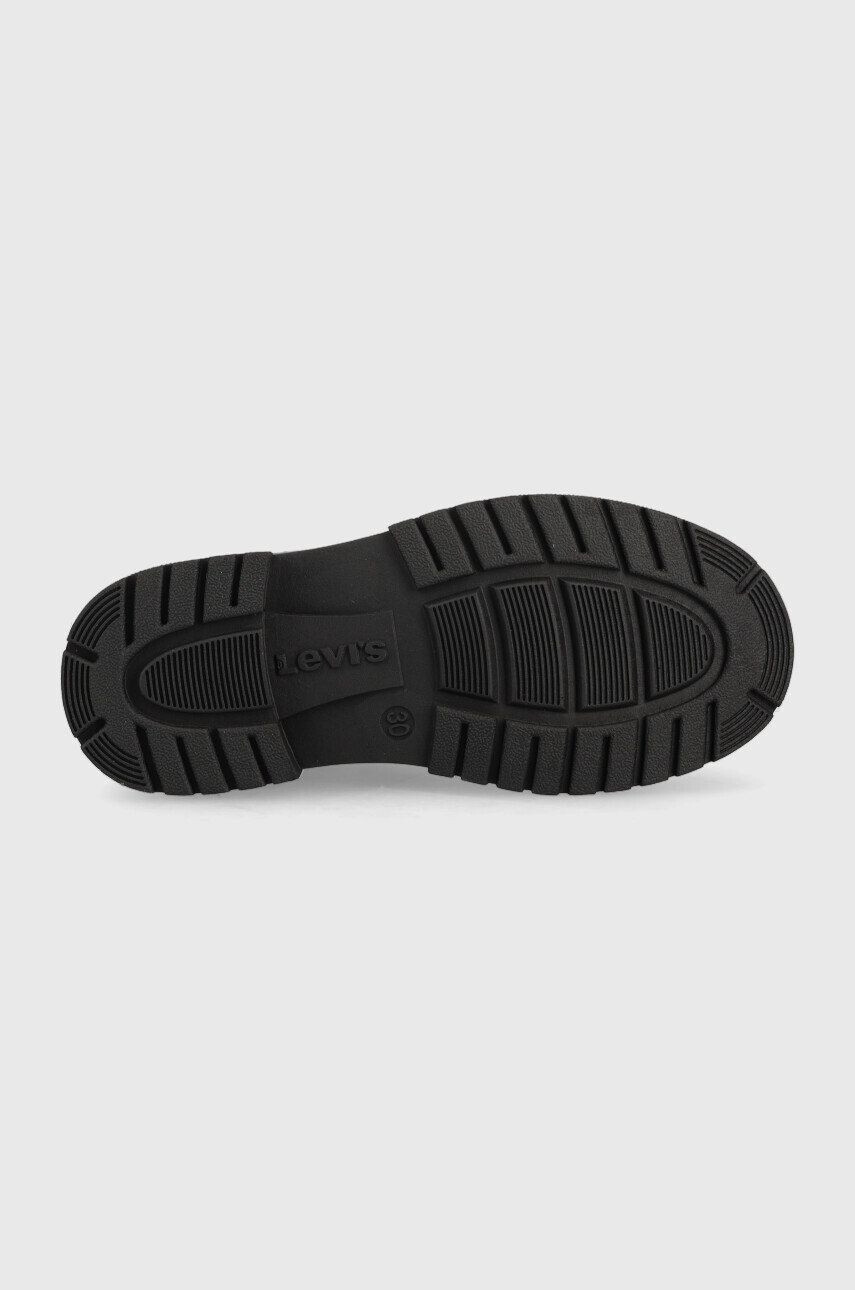 Levi's botine copii culoarea negru - Pled.ro