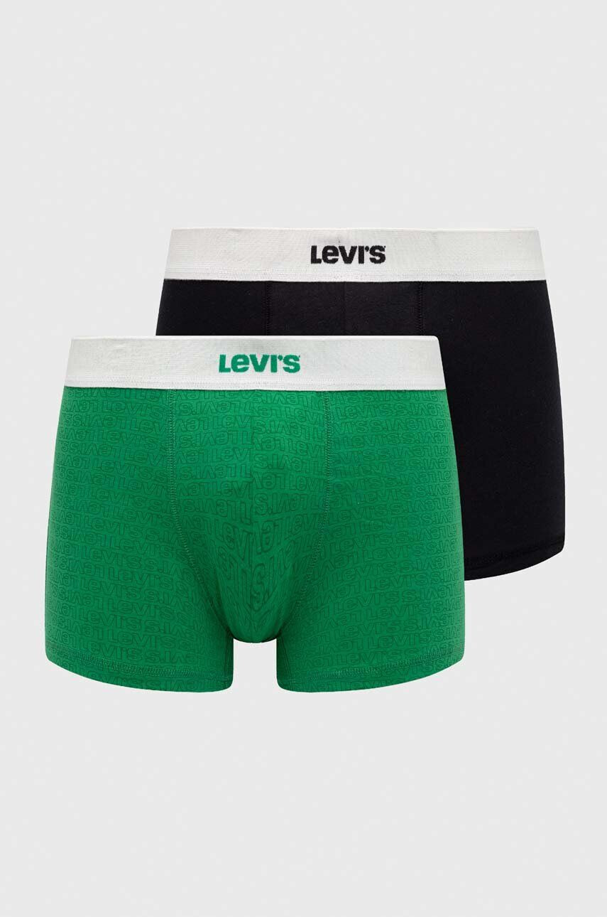 Levi's boxeri 2-pack barbati culoarea verde - Pled.ro