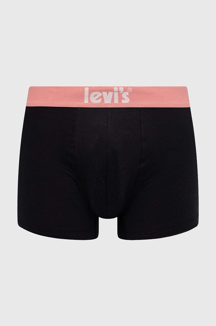 Levi's boxeri 2-pack barbati culoarea negru - Pled.ro