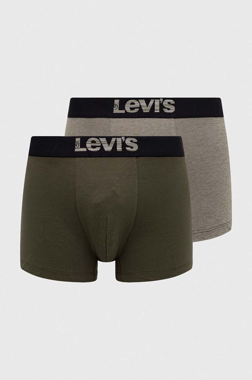 Levi's boxeri 2-pack barbati culoarea verde - Pled.ro