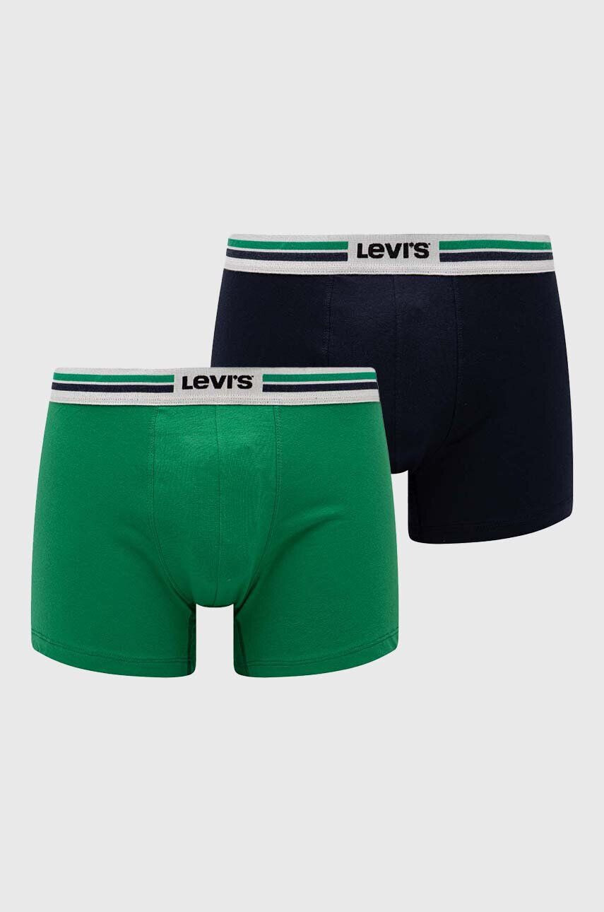 Levi's boxeri 2-pack barbati culoarea verde - Pled.ro